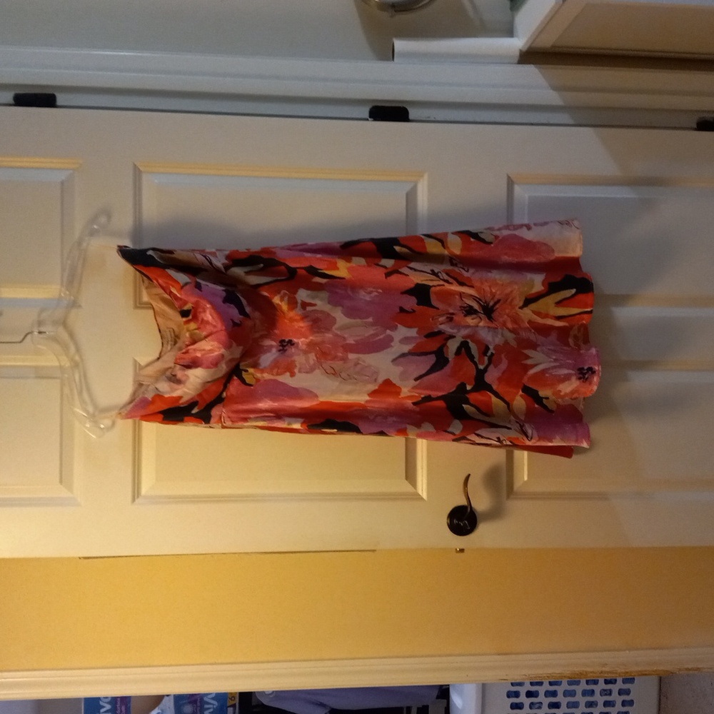 Banana Republic Strapless 100% Silk Dress Size Medium